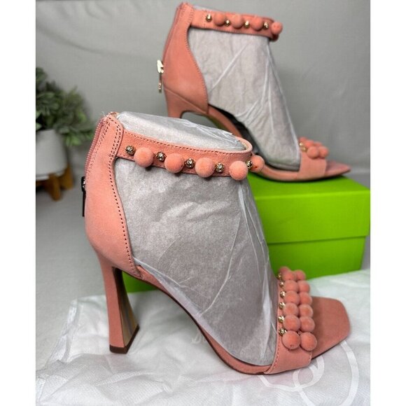 Sam Edelman Luella Canyon Clay Beaded Dress Sandals 7.5 High Heel Ankle Strap - Picture 6 of 16